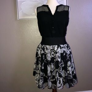 Floral Print Skirt